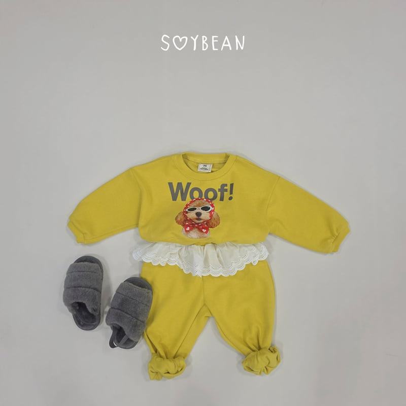 Soybean - Korean Children Fashion - #childrensboutique - Mong Mong Frill Top and Bottom Set - 7