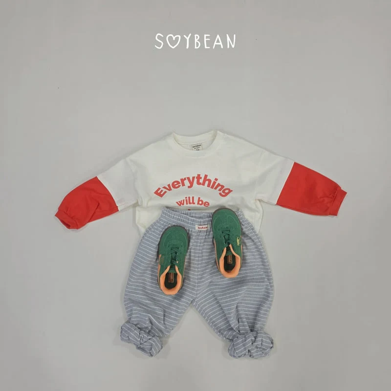Soybean - Korean Children Fashion - #childofig - Striped Balloon Jogger Pants - 4