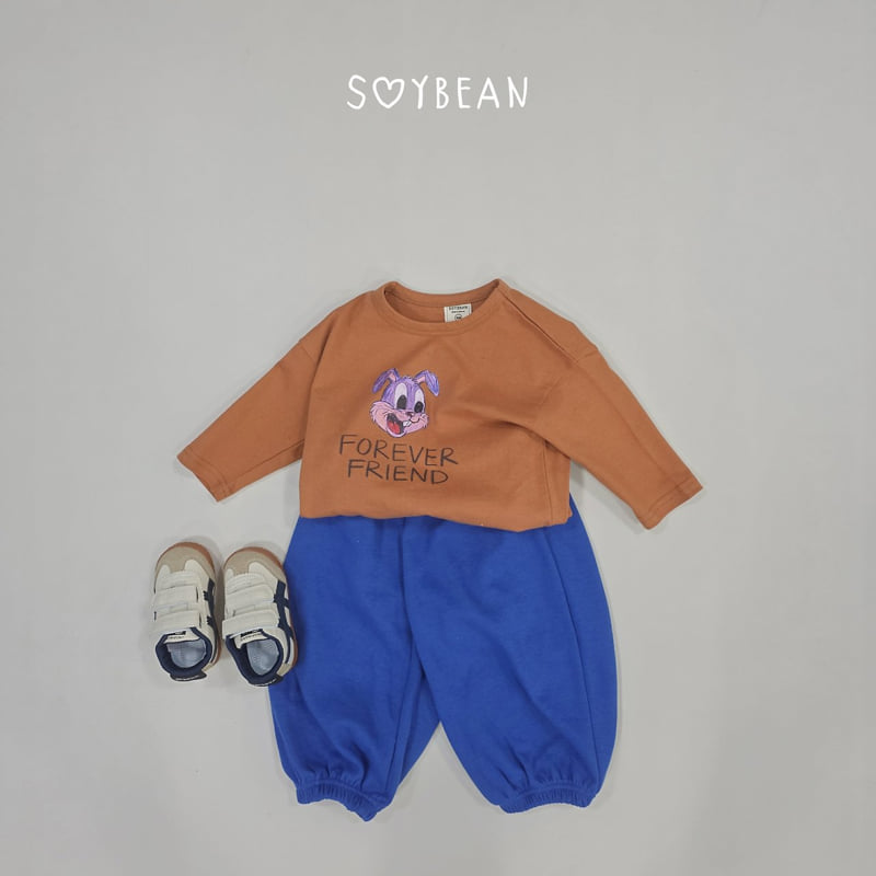 Soybean - Korean Children Fashion - #childofig - Bunny French Top and Bottom Set - 4