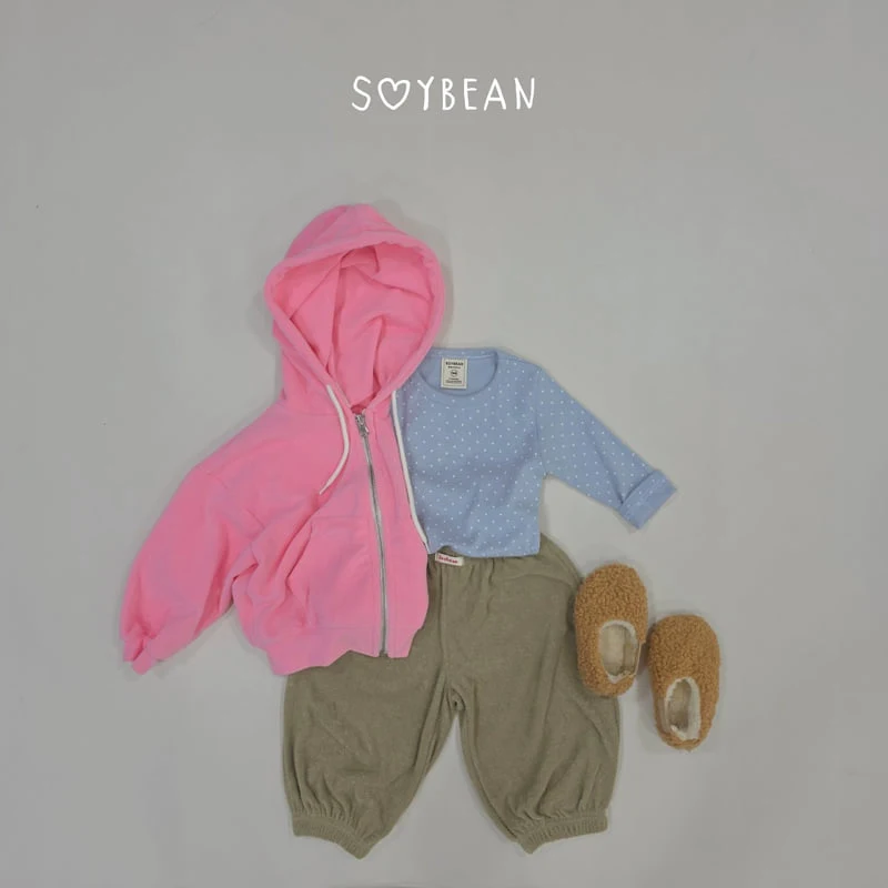 Soybean - Korean Children Fashion - #childrensboutique - Dot Cokcok Top and Bottom Set - 6