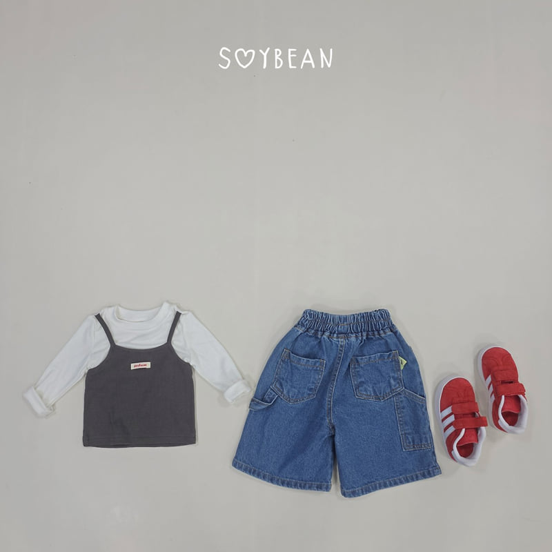 Soybean - Korean Children Fashion - #childrensboutique - Two-in-One Layered Tee - 11