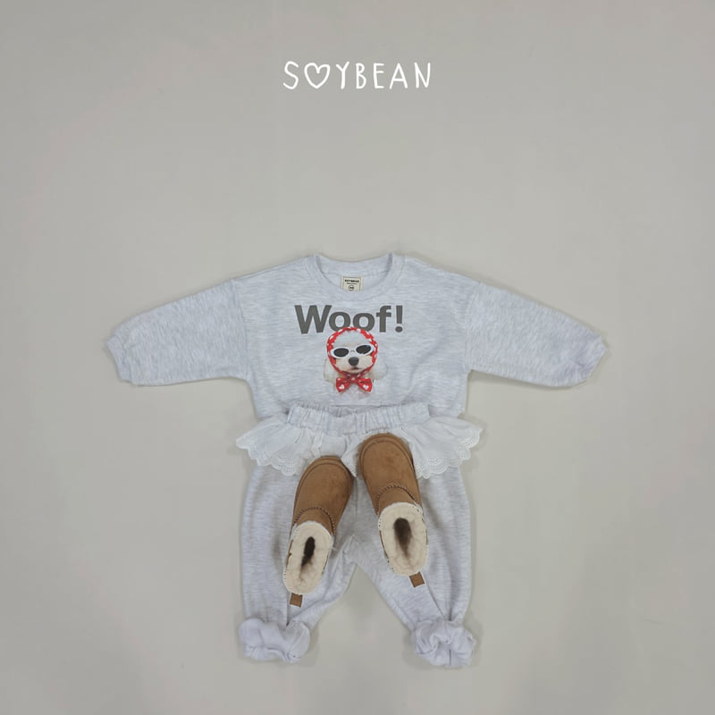Soybean - Korean Children Fashion - #designkidswear - Mong Mong Frill Top and Bottom Set - 8