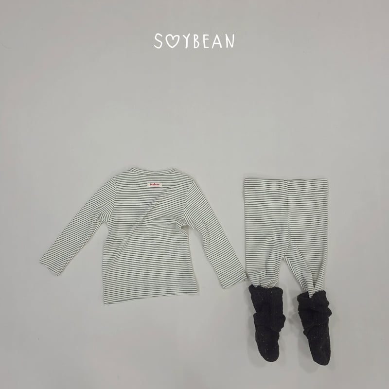 Soybean - Korean Children Fashion - #designkidswear - Striped Loungewear - 6