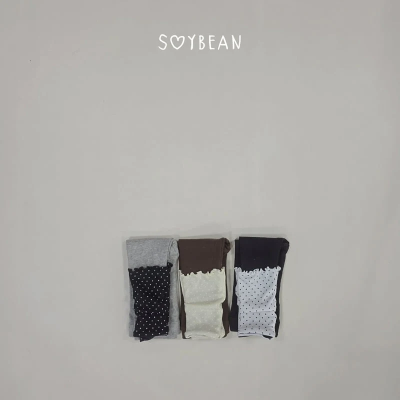 Soybean - Korean Children Fashion - #designkidswear - Dot Leg Warmer Leggings - 12