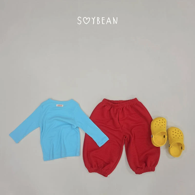 Soybean - Korean Children Fashion - #designkidswear - Kkoma Collar Top and Bottom Set - 11