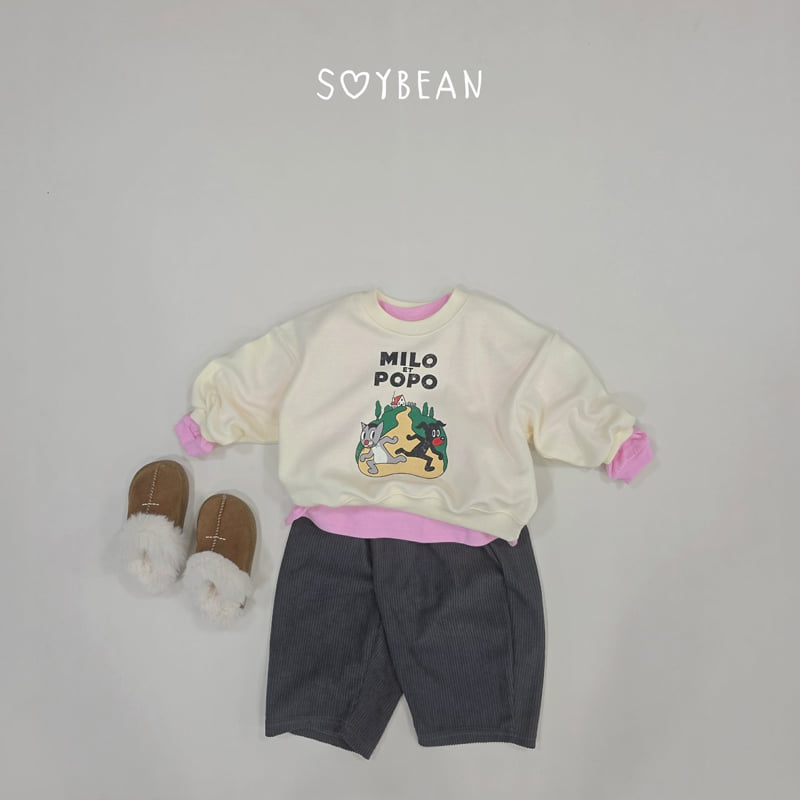 Soybean - Korean Children Fashion - #designkidswear - Milo Popo Sweatshirt - 7