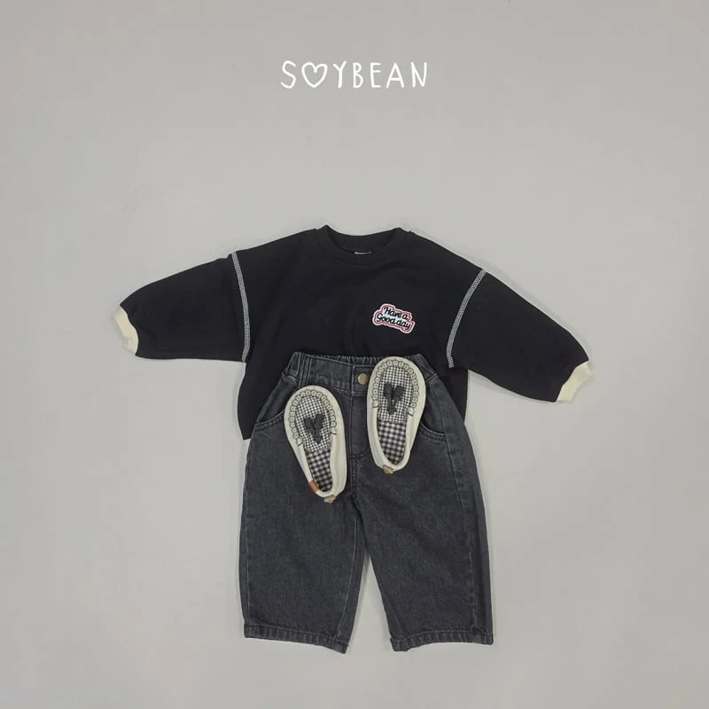 Soybean - Korean Children Fashion - #designkidswear - Open Denim Pants - 6