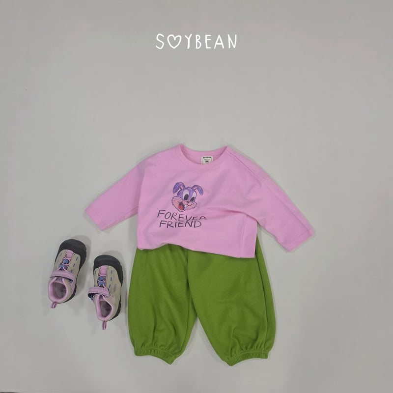 Soybean - Korean Children Fashion - #designkidswear - Bunny French Top and Bottom Set - 5