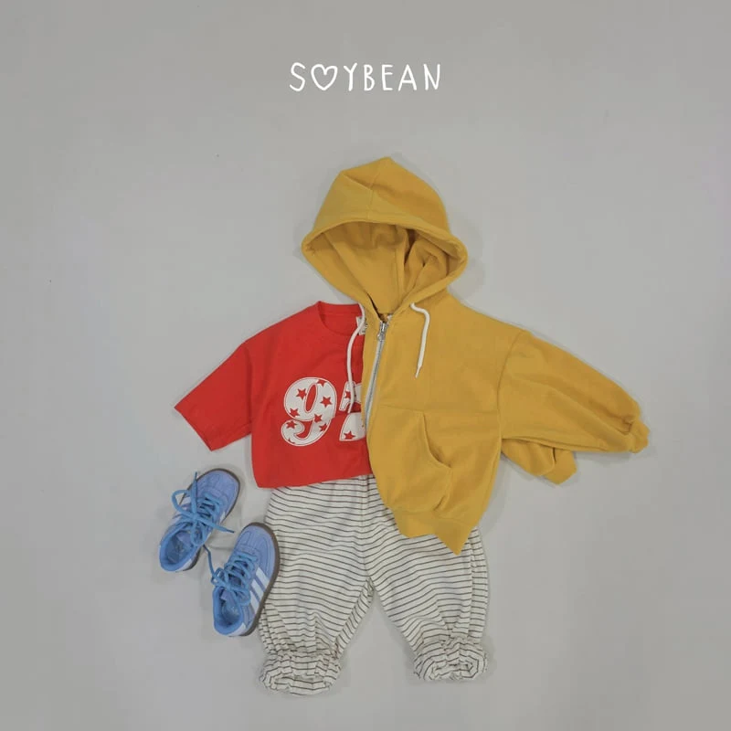 Soybean - Korean Children Fashion - #childrensboutique - Soft Hooded Zip-Up - 4