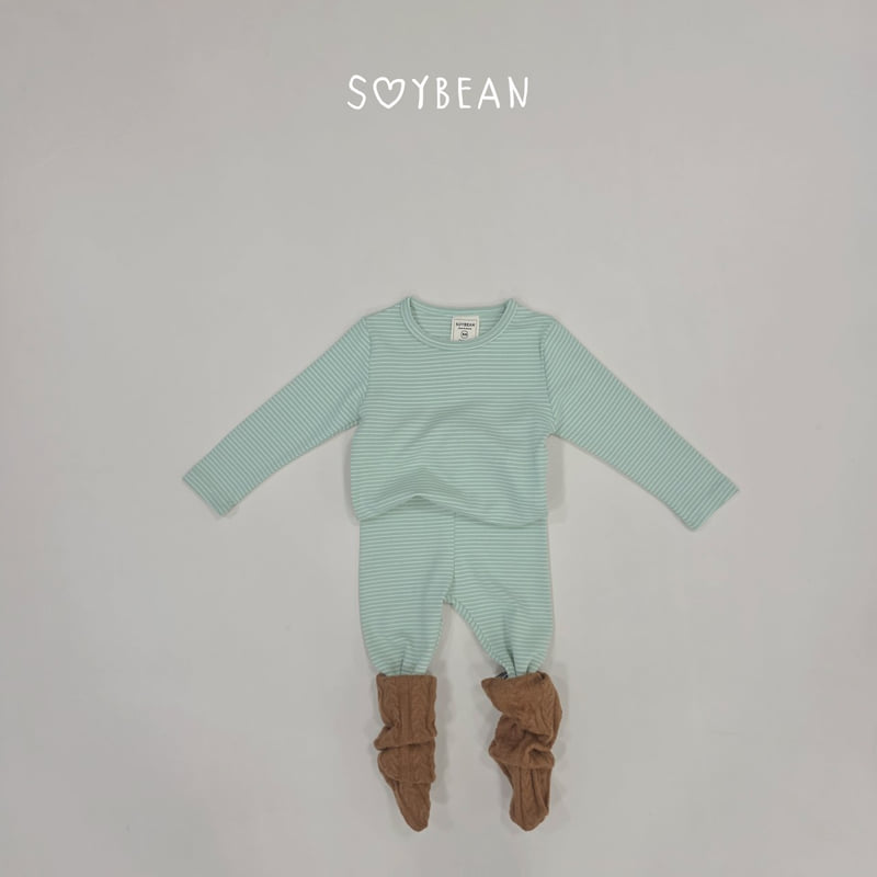 Soybean - Korean Children Fashion - #discoveringself - Striped Loungewear - 7