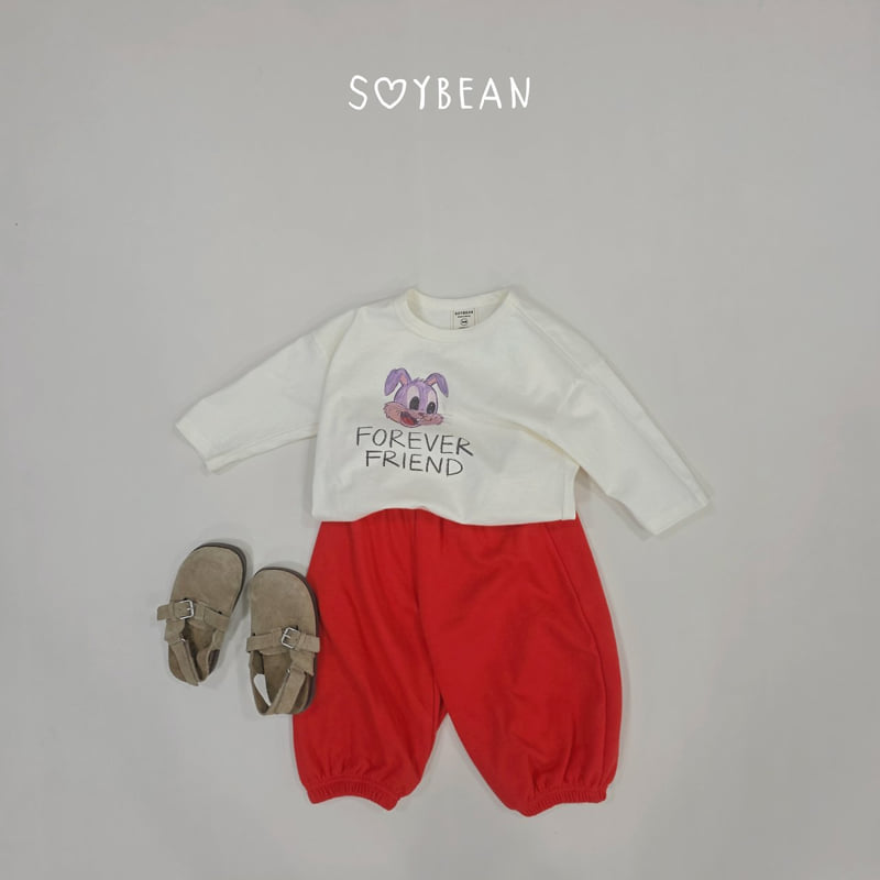 Soybean - Korean Children Fashion - #discoveringself - Bunny French Top and Bottom Set - 6