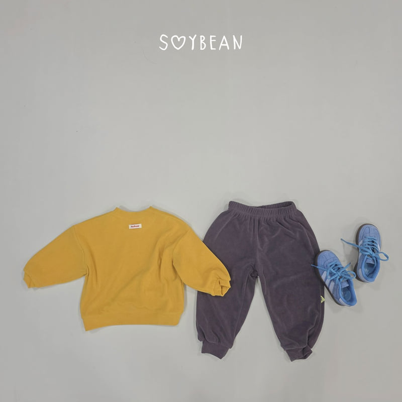 Soybean - Korean Children Fashion - #discoveringself - Soft Color Block Top and Bottom Set - 9