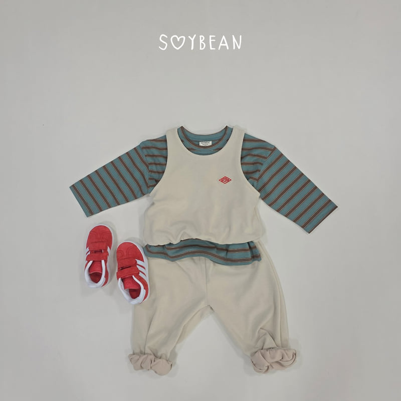 Soybean - Korean Children Fashion - #discoveringself - Marshmallow Top and Bottom Set - 6