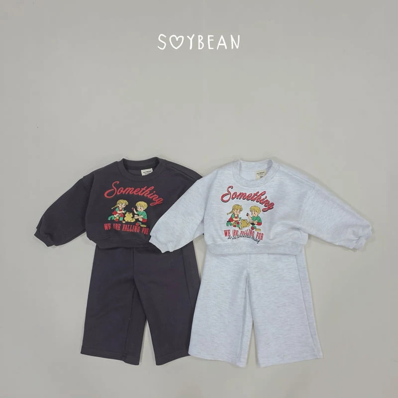 Soybean - Korean Children Fashion - #fashionkids - Something Wide Top and Bottom Set