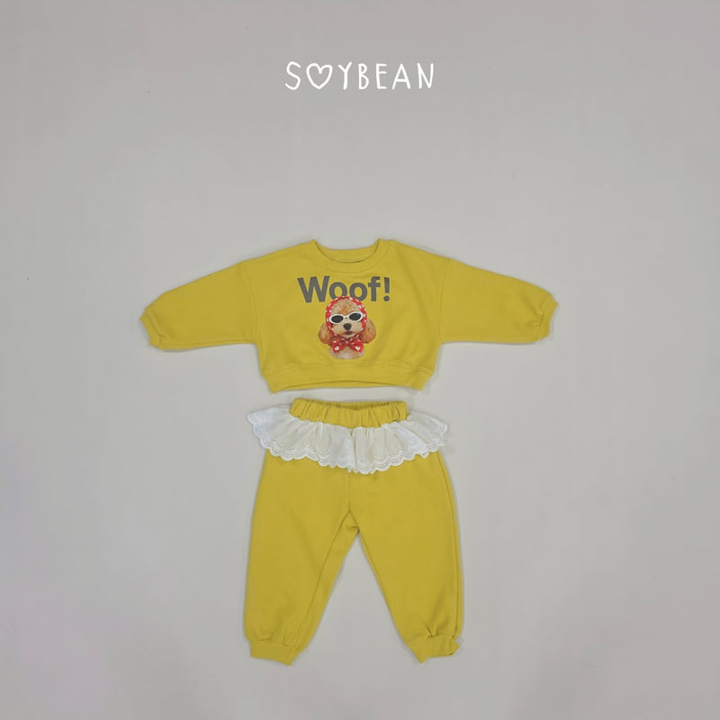 Soybean - Korean Children Fashion - #fashionkids - Mong Mong Frill Top and Bottom Set - 10