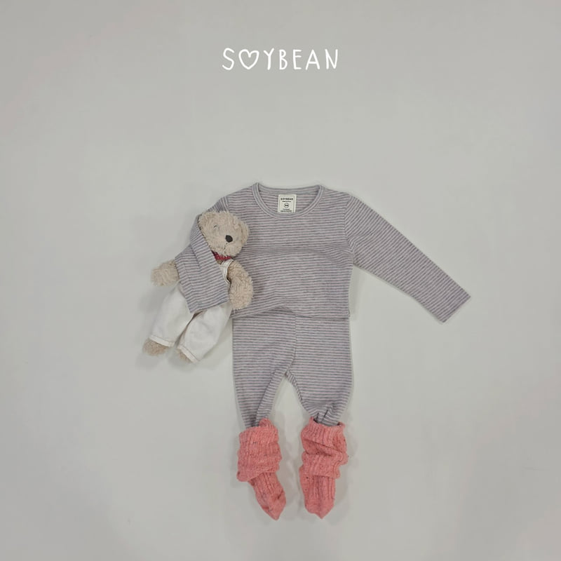 Soybean - Korean Children Fashion - #fashionkids - Striped Loungewear - 8