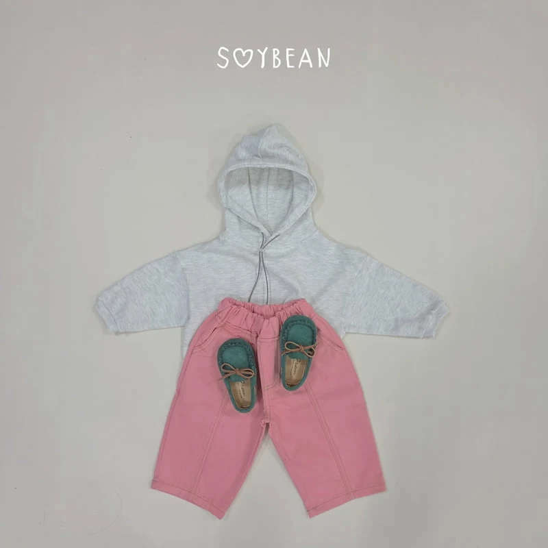 Soybean - Korean Children Fashion - #discoveringself - Collar Barrel Pants - 4