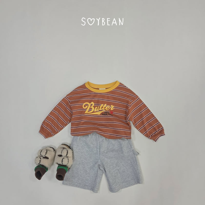 Soybean - Korean Children Fashion - #fashionkids - Button Striped Tee - 5