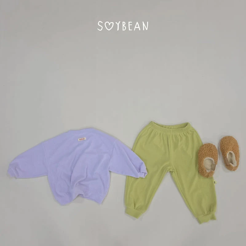 Soybean - Korean Children Fashion - #fashionkids - Soft Color Block Top and Bottom Set - 10