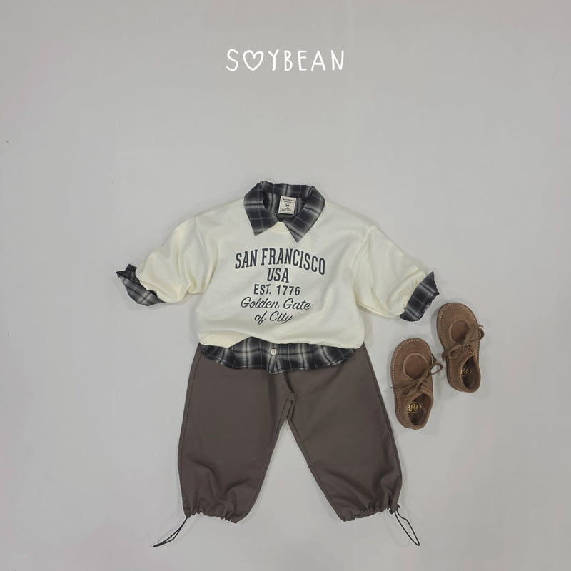 Soybean - Korean Children Fashion - #fashionkids - Plaid Boxy Shirt - 6