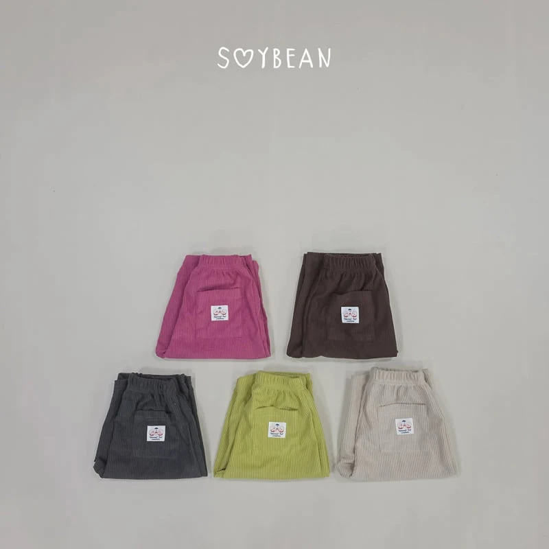 Soybean - Korean Children Fashion - #fashionkids - Autumn Corduroy Pants