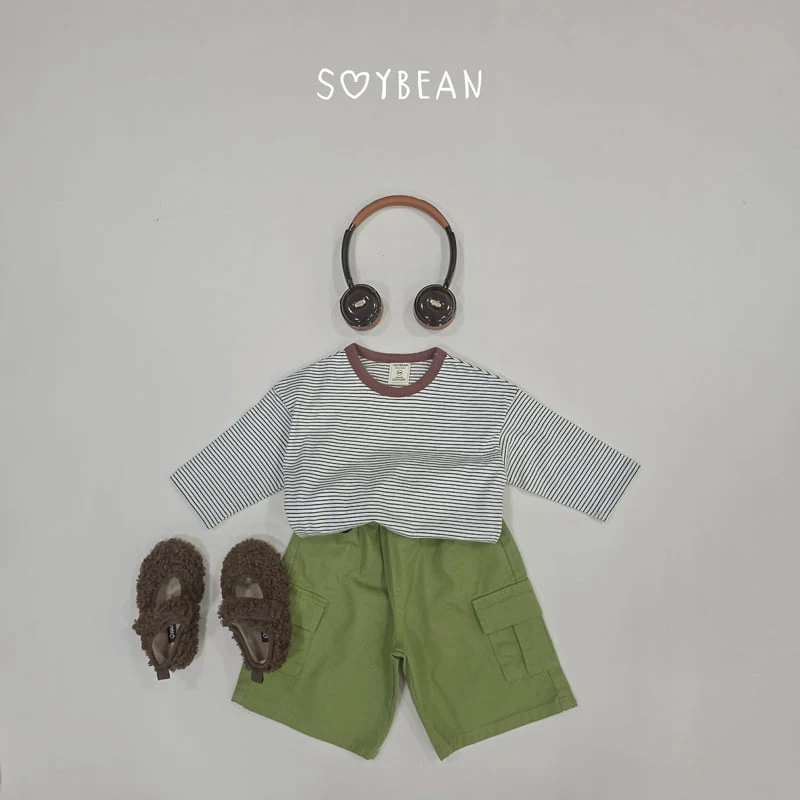 Soybean - Korean Children Fashion - #fashionkids - Color Striped Tee - 3