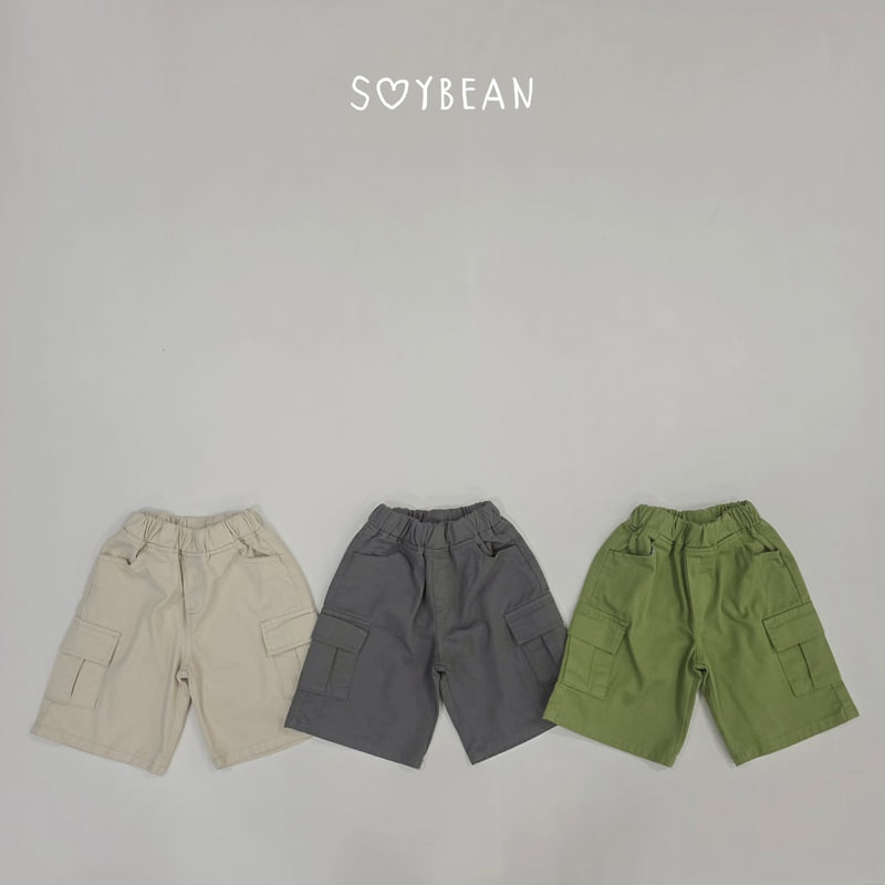 Soybean - Korean Children Fashion - #kidsshorts - Cargo Cotton Shorts