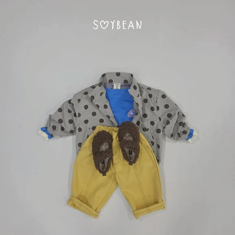 Soybean - Korean Children Fashion - #kidsshorts - Collar Barrel Pants - 5