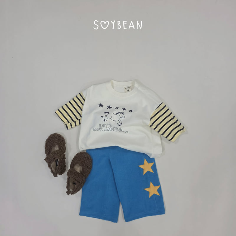 Soybean - Korean Children Fashion - #kidsshorts - Ponies Tee - 3