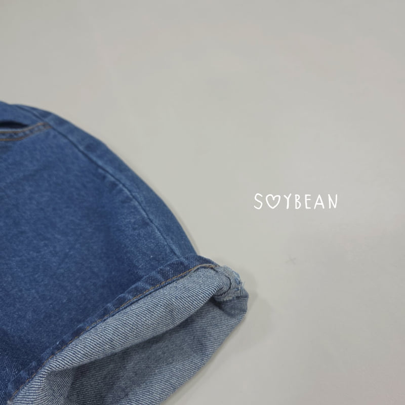 Soybean - Korean Children Fashion - #kidsshorts - Open Denim Pants - 9