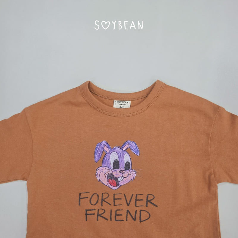 Soybean - Korean Children Fashion - #kidsshorts - Bunny French Top and Bottom Set - 8