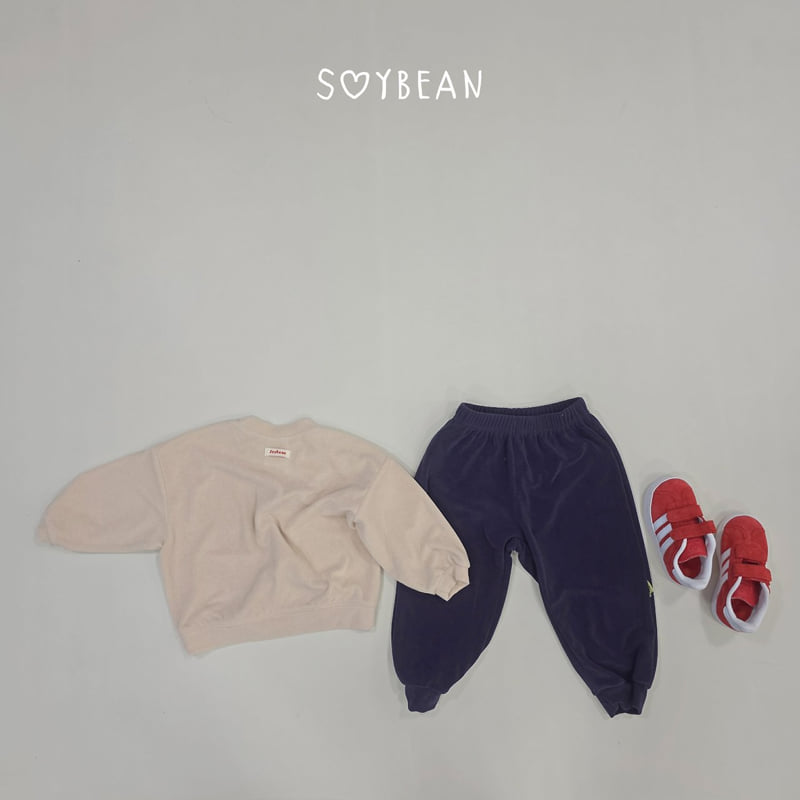 Soybean - Korean Children Fashion - #kidsshorts - Soft Color Block Top and Bottom Set - 11