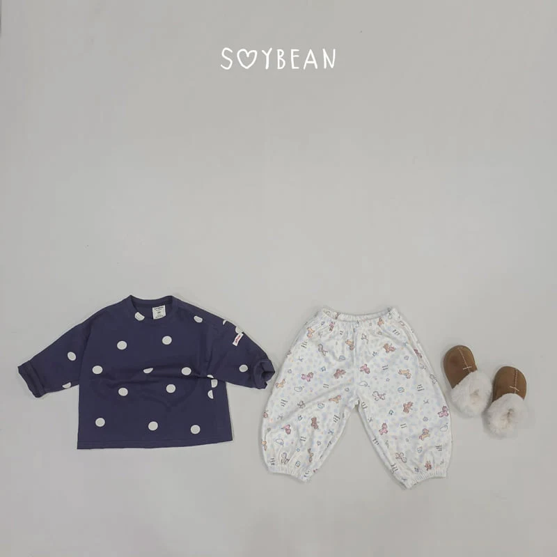 Soybean - Korean Children Fashion - #kidsshorts - Dot King Boxy Tee - 11