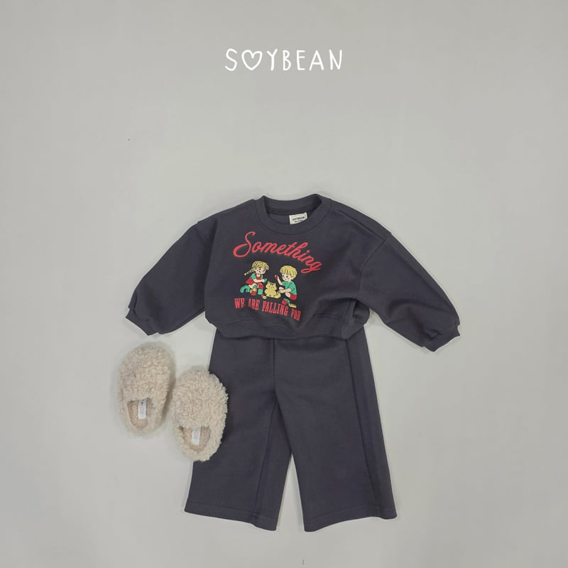 Soybean - Korean Children Fashion - #kidsstore - Something Wide Top and Bottom Set - 3