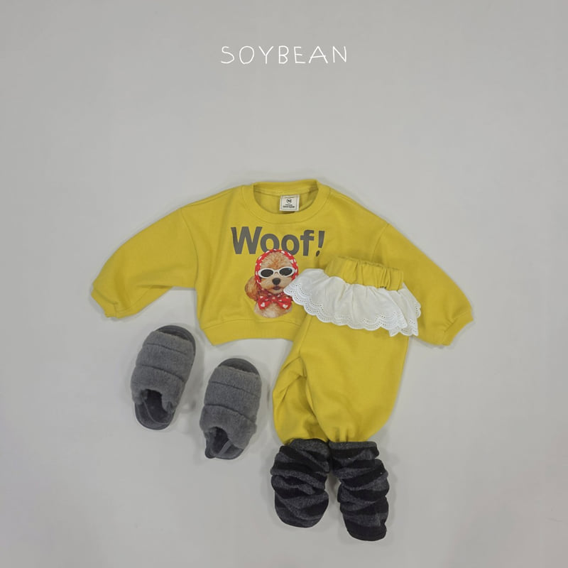 Soybean - Korean Children Fashion - #kidsstore - Mong Mong Frill Top and Bottom Set - 12