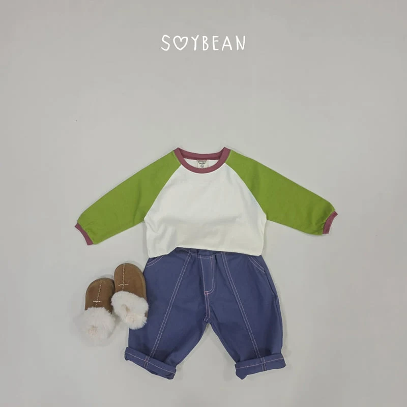 Soybean - Korean Children Fashion - #kidsstore - Color Raglan Tee - 5