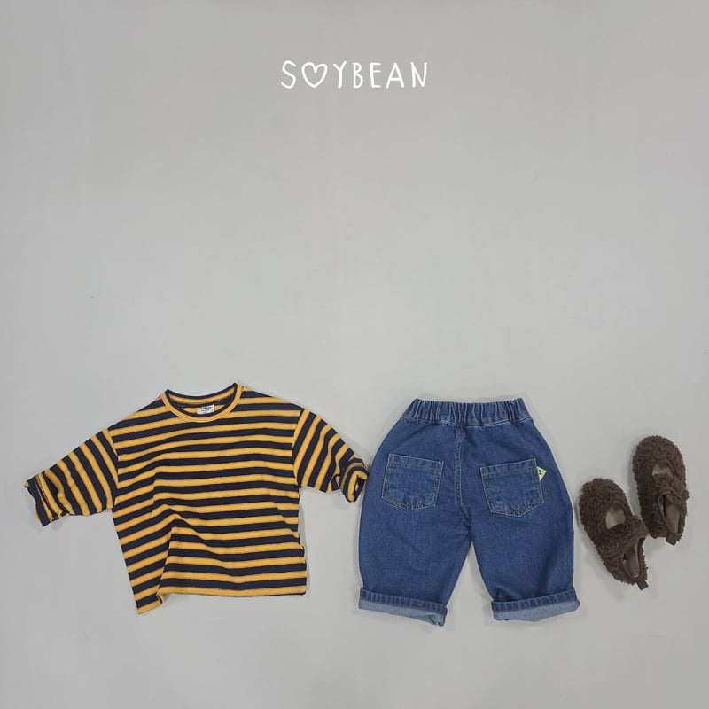 Soybean - Korean Children Fashion - #kidsstore - Open Denim Pants - 10