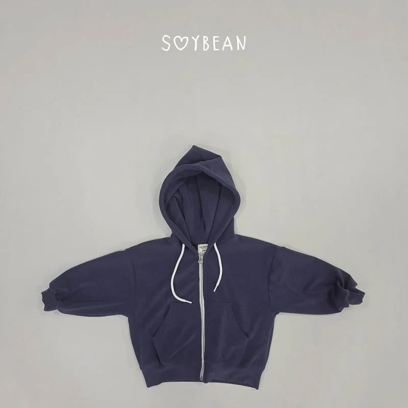 Soybean - Korean Children Fashion - #kidsstore - Soft Hooded Zip-Up - 8