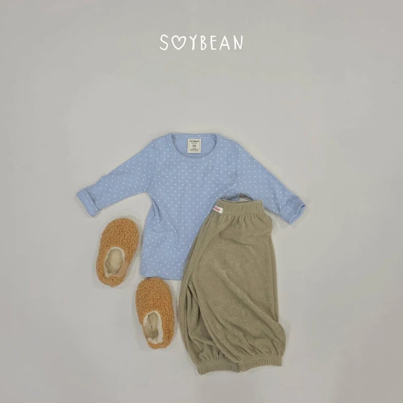 Soybean - Korean Children Fashion - #kidsstore - Dot Cokcok Top and Bottom Set - 11
