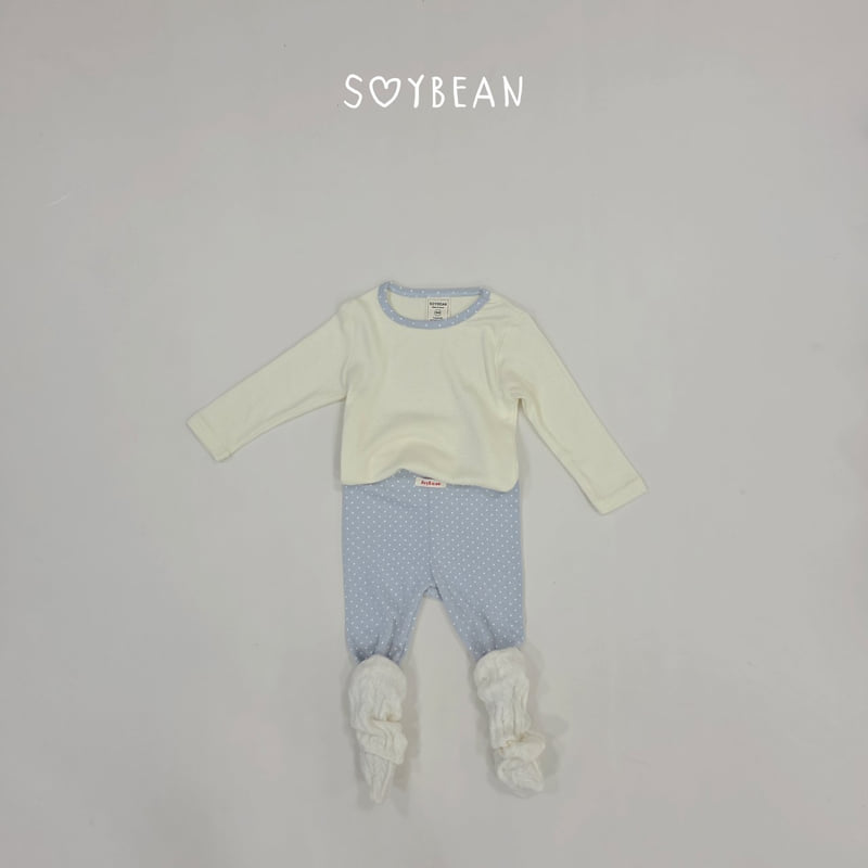 Soybean - Korean Children Fashion - #kidsstore - Heart-Flutter Dot Loungewear - 5