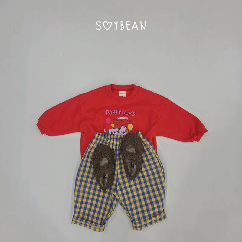 Soybean - Korean Children Fashion - #kidsstore - Check Check Autumn Pants - 3