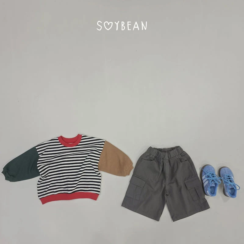 Soybean - Korean Children Fashion - #kidsstore - Striped Crayon Sweatshirt - 9
