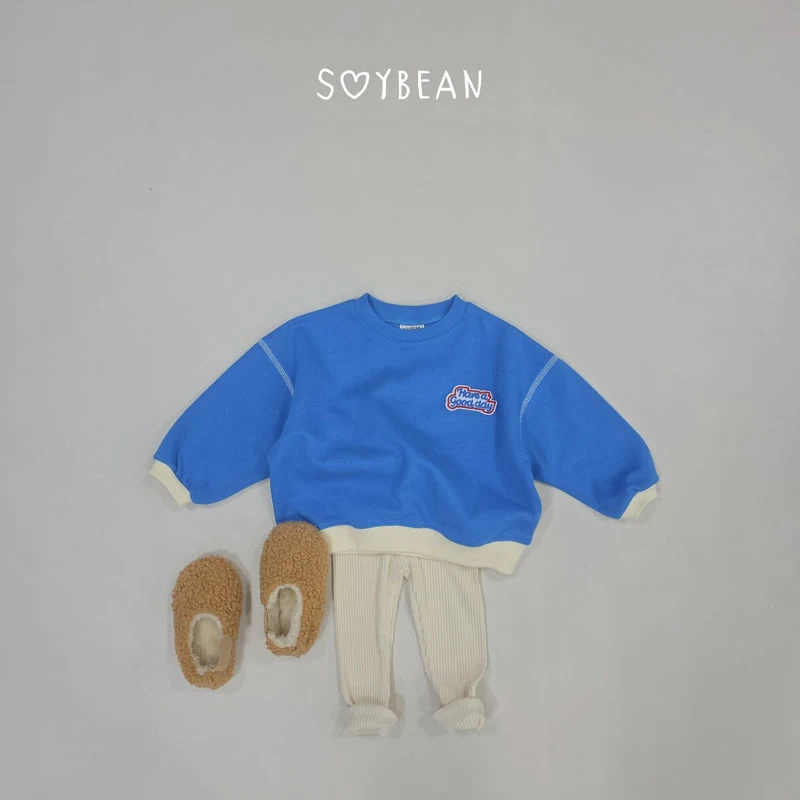 Soybean - Korean Children Fashion - #kidsstore - Good Day Color Block Sweatshirt - 6