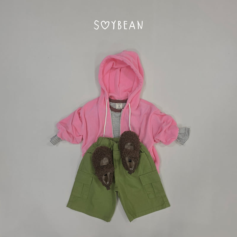 Soybean - Korean Children Fashion - #kidzfashiontrend - Cargo Cotton Shorts - 3