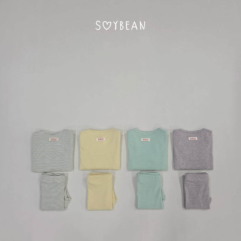 Soybean - Korean Children Fashion - #kidzfashiontrend - Striped Loungewear - 11
