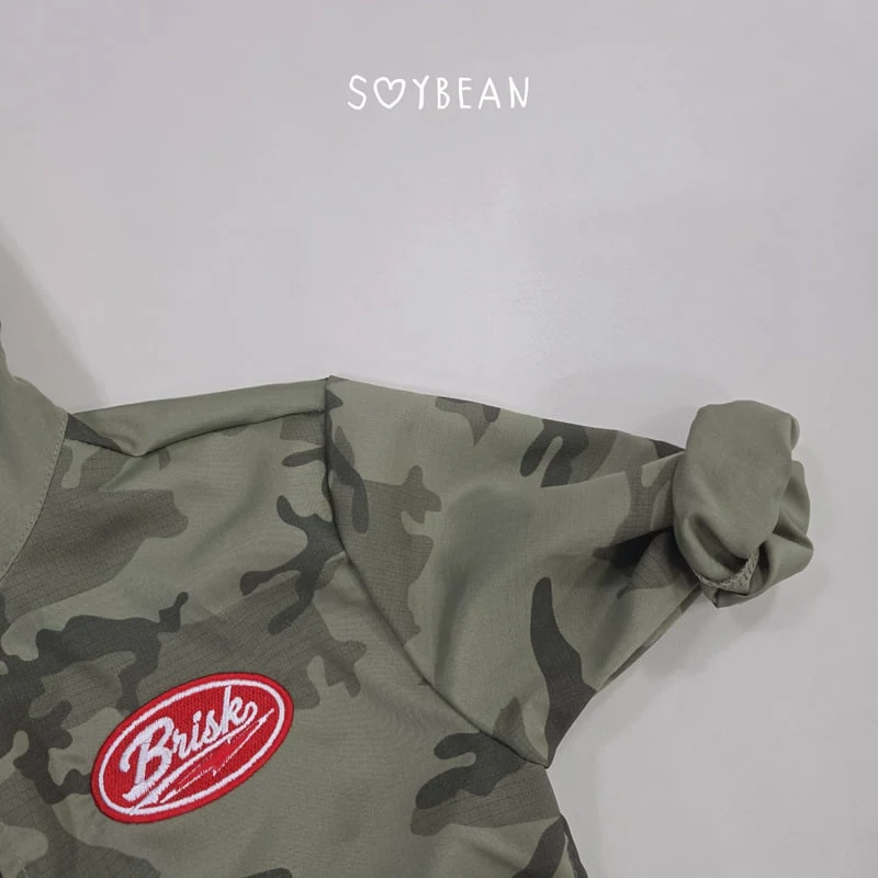 Soybean - Korean Children Fashion - #kidzfashiontrend - Camo Hooded Windbreaker - 8