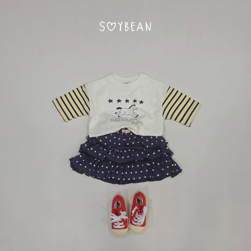 Soybean - Korean Children Fashion - #kidzfashiontrend - Ponies Tee - 5