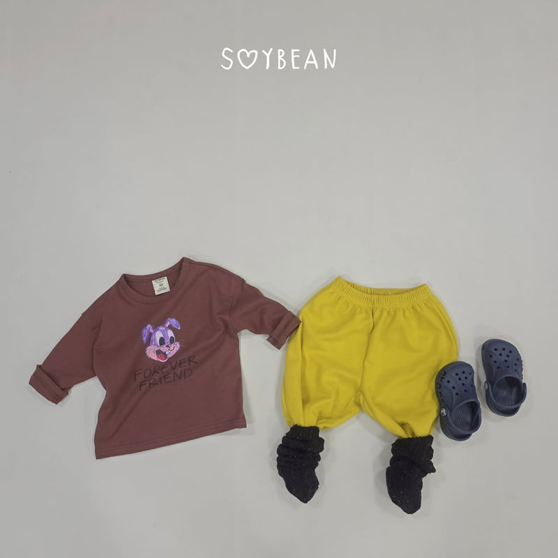 Soybean - Korean Children Fashion - #kidzfashiontrend - Bunny French Top and Bottom Set - 10