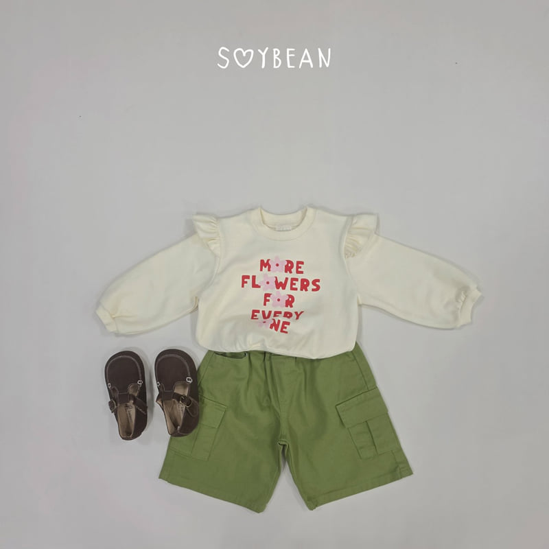 Soybean - Korean Children Fashion - #kidzfashiontrend - Flower Frill Sweatshirt - 5