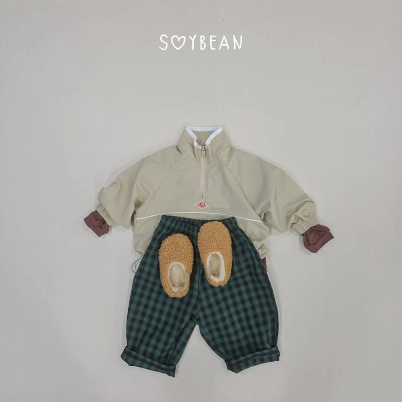 Soybean - Korean Children Fashion - #kidsstore - Check Check Autumn Pants - 4